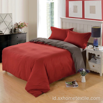 set tempat tidur microfiber padat